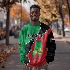 Darfur Sudan Personalized Sweatshirt Be Strong - African Pride