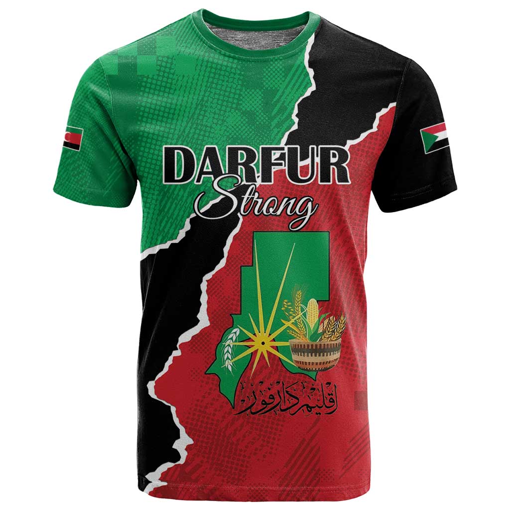 Darfur Sudan Personalized T shirt Be Strong - African Pride