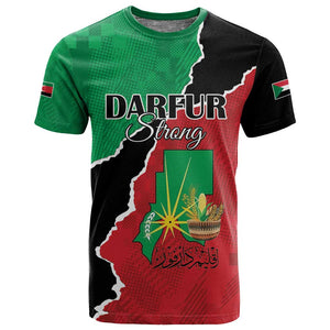 Darfur Sudan Personalized T shirt Be Strong - African Pride