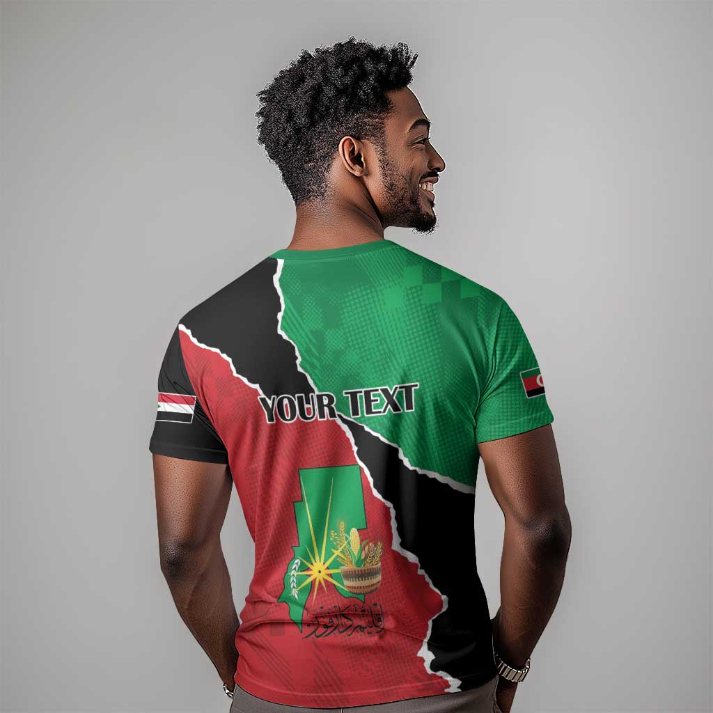 Darfur Sudan Personalized T shirt Be Strong - African Pride