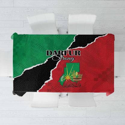 Darfur Sudan Tablecloth Be Strong - African Pride