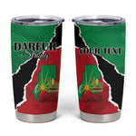 Darfur Sudan Personalized Tumbler Cup Be Strong - African Pride