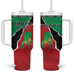 Darfur Sudan Personalized Tumbler With Handle Be Strong - African Pride