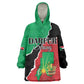 Darfur Sudan Personalized Wearable Blanket Hoodie Be Strong - African Pride