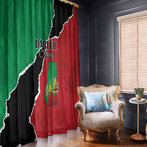 Darfur Sudan Window Curtain Be Strong - African Pride