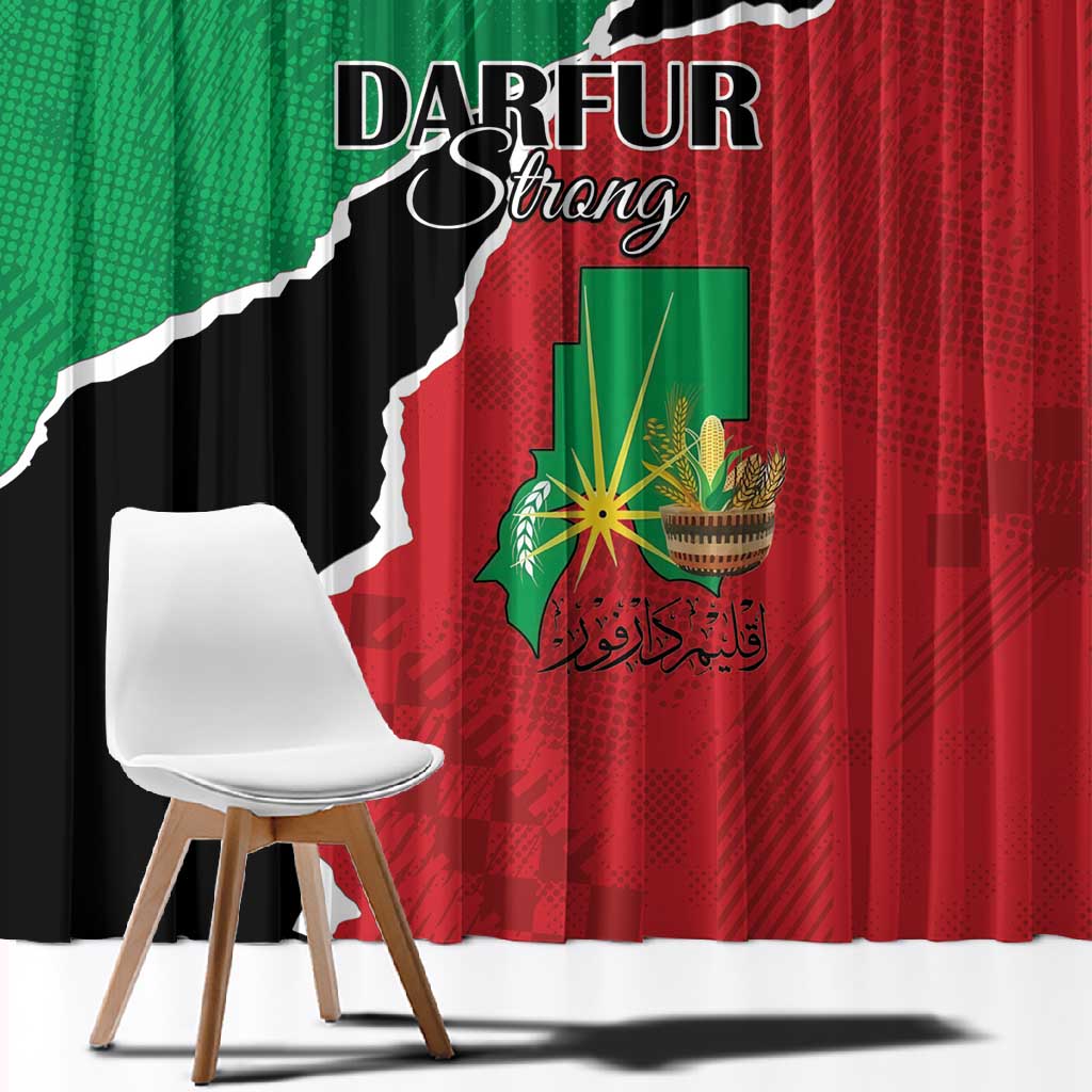 Darfur Sudan Window Curtain Be Strong - African Pride