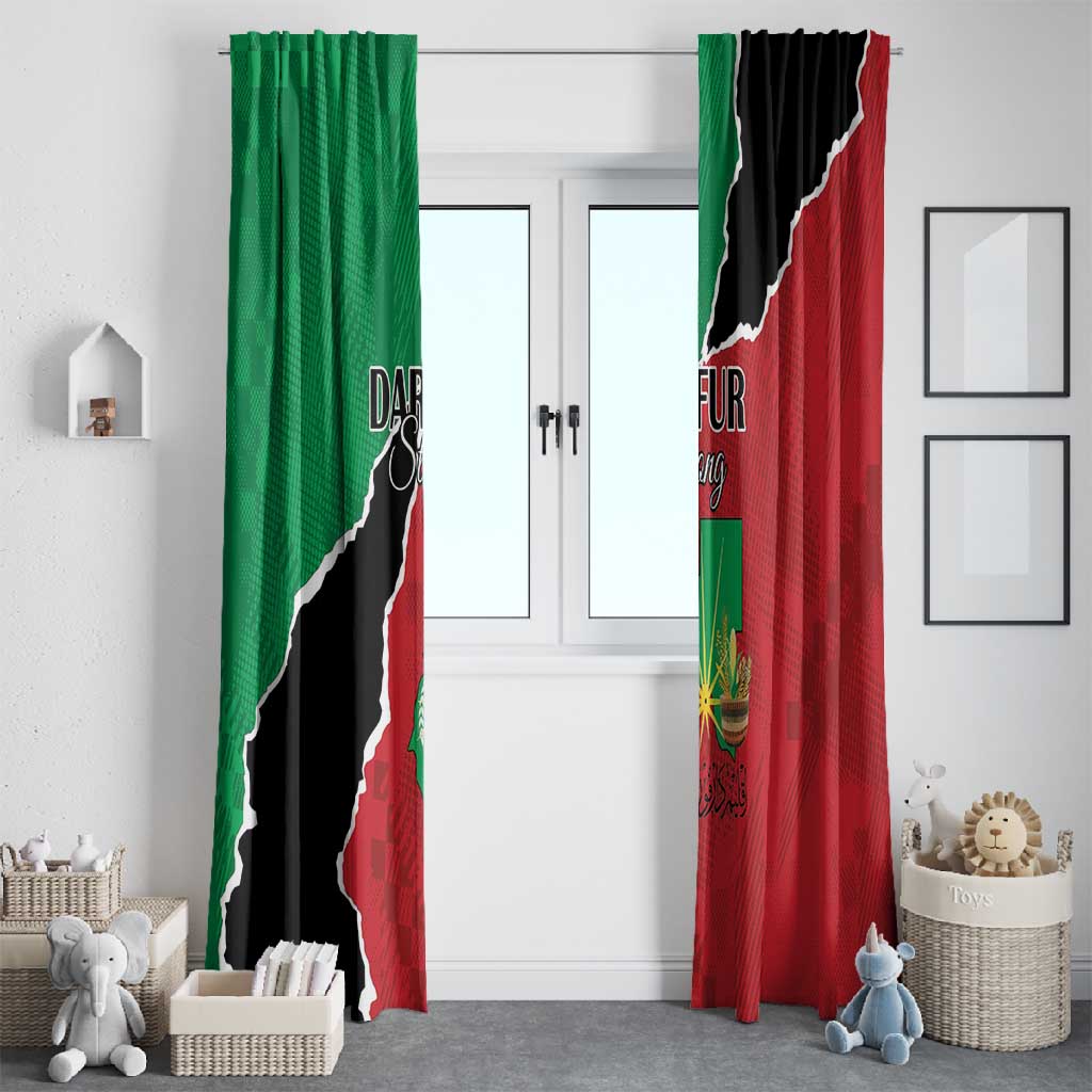 Darfur Sudan Window Curtain Be Strong - African Pride
