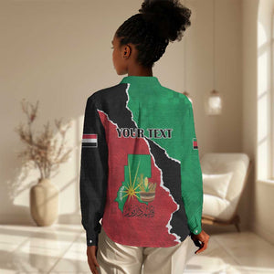 Darfur Sudan Personalized Women Casual Shirt Be Strong - African Pride