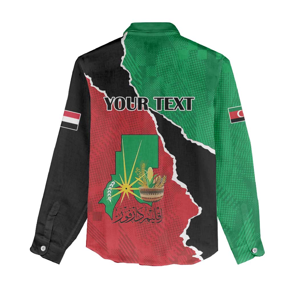 Darfur Sudan Personalized Women Casual Shirt Be Strong - African Pride