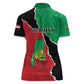 Darfur Sudan Personalized Women Polo Shirt Be Strong - African Pride