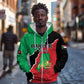 Darfur Sudan Personalized Zip Hoodie Be Strong - African Pride