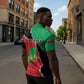 Personalized Sudan Zipper Polo Shirt Darfur Be Strong