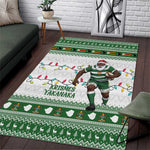 Afro Christmas Rugby Zimbabwe Area Rug The Sables Krismes Yakanaka - African Pride