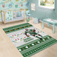 Afro Christmas Rugby Zimbabwe Area Rug The Sables Krismes Yakanaka - African Pride