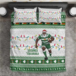 Afro Christmas Rugby Zimbabwe Bedding Set The Sables Krismes Yakanaka - African Pride