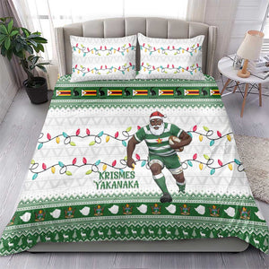 Afro Christmas Rugby Zimbabwe Bedding Set The Sables Krismes Yakanaka - African Pride