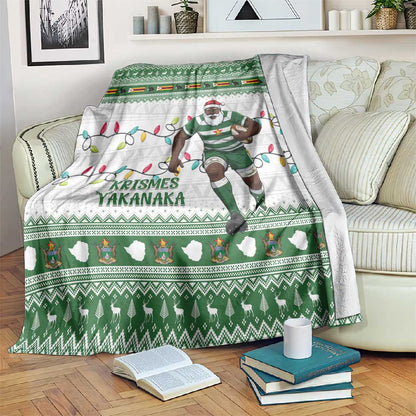 Afro Christmas Rugby Zimbabwe Blanket The Sables Krismes Yakanaka - African Pride