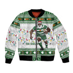 Afro Christmas Rugby Zimbabwe Bomber Jacket The Sables Krismes Yakanaka - African Pride