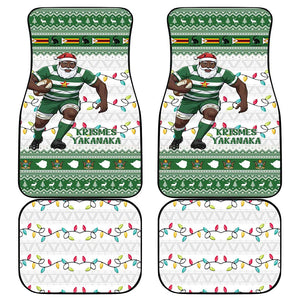 Afro Christmas Rugby Zimbabwe Car Mats The Sables Krismes Yakanaka - African Pride