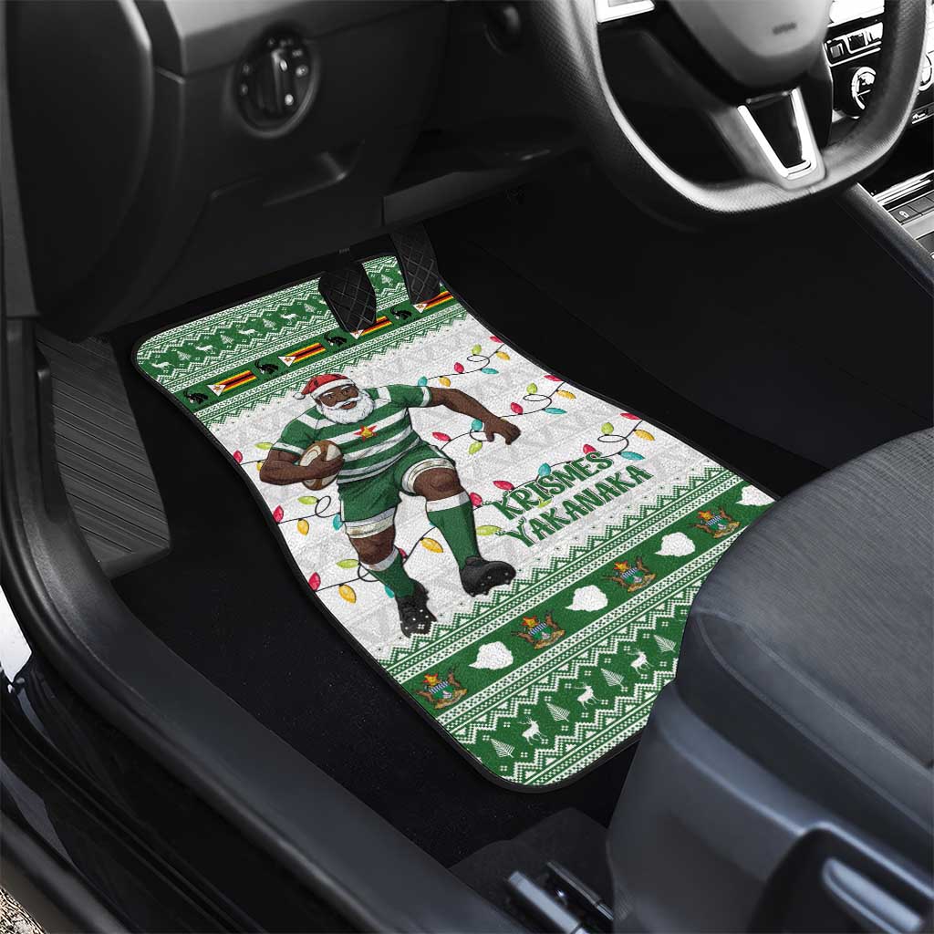 Afro Christmas Rugby Zimbabwe Car Mats The Sables Krismes Yakanaka - African Pride