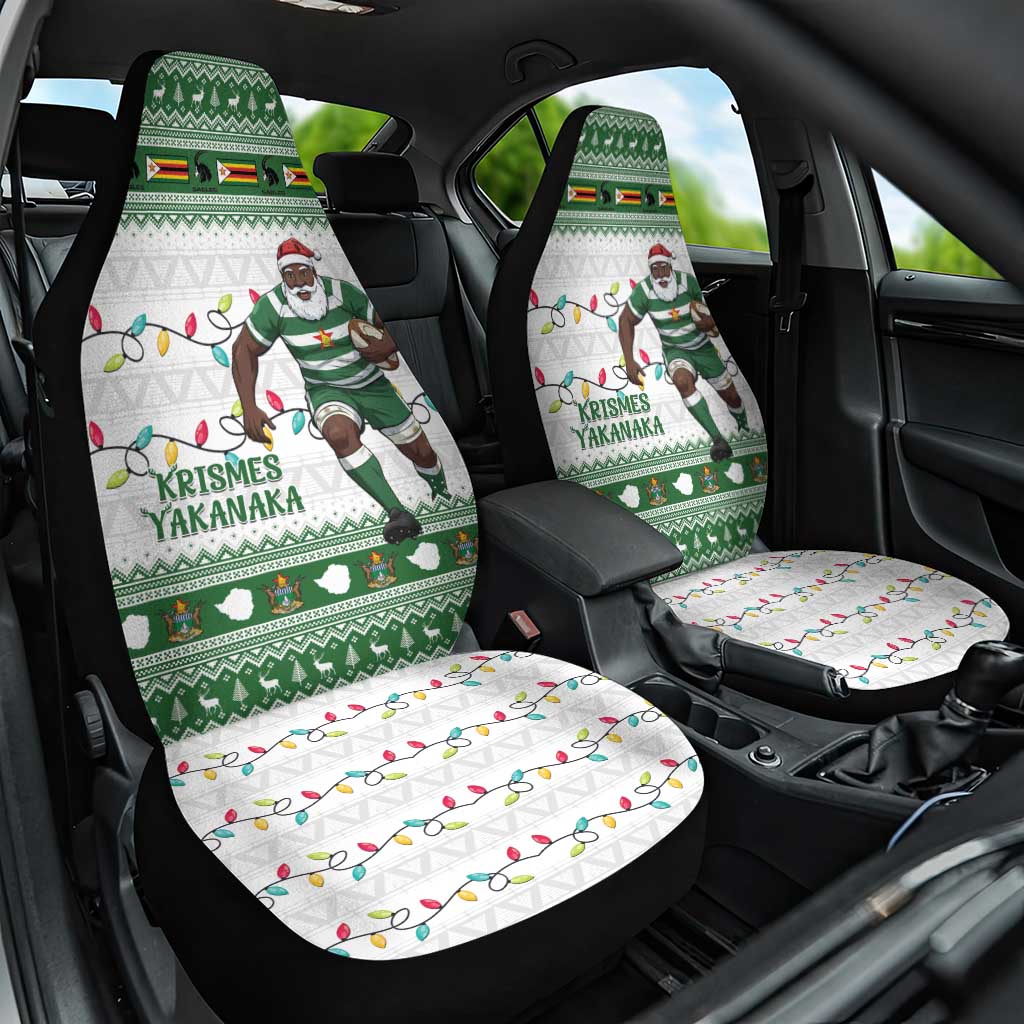 Afro Christmas Rugby Zimbabwe Car Seat Cover The Sables Krismes Yakanaka - African Pride