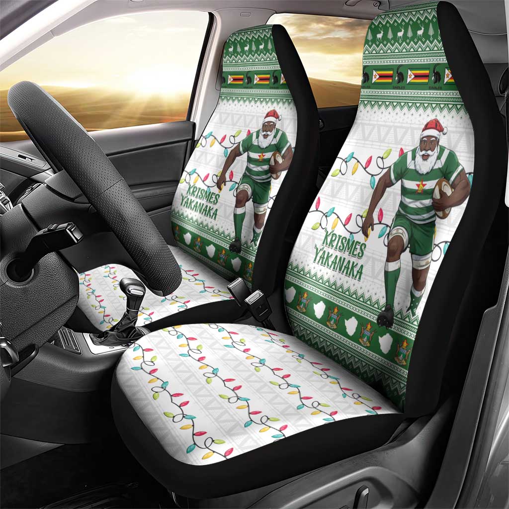 Afro Christmas Rugby Zimbabwe Car Seat Cover The Sables Krismes Yakanaka - African Pride