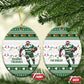 Afro Christmas Rugby Zimbabwe Ceramic Ornament The Sables Krismes Yakanaka - African Pride