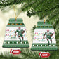 Afro Christmas Rugby Zimbabwe Ceramic Ornament The Sables Krismes Yakanaka - African Pride