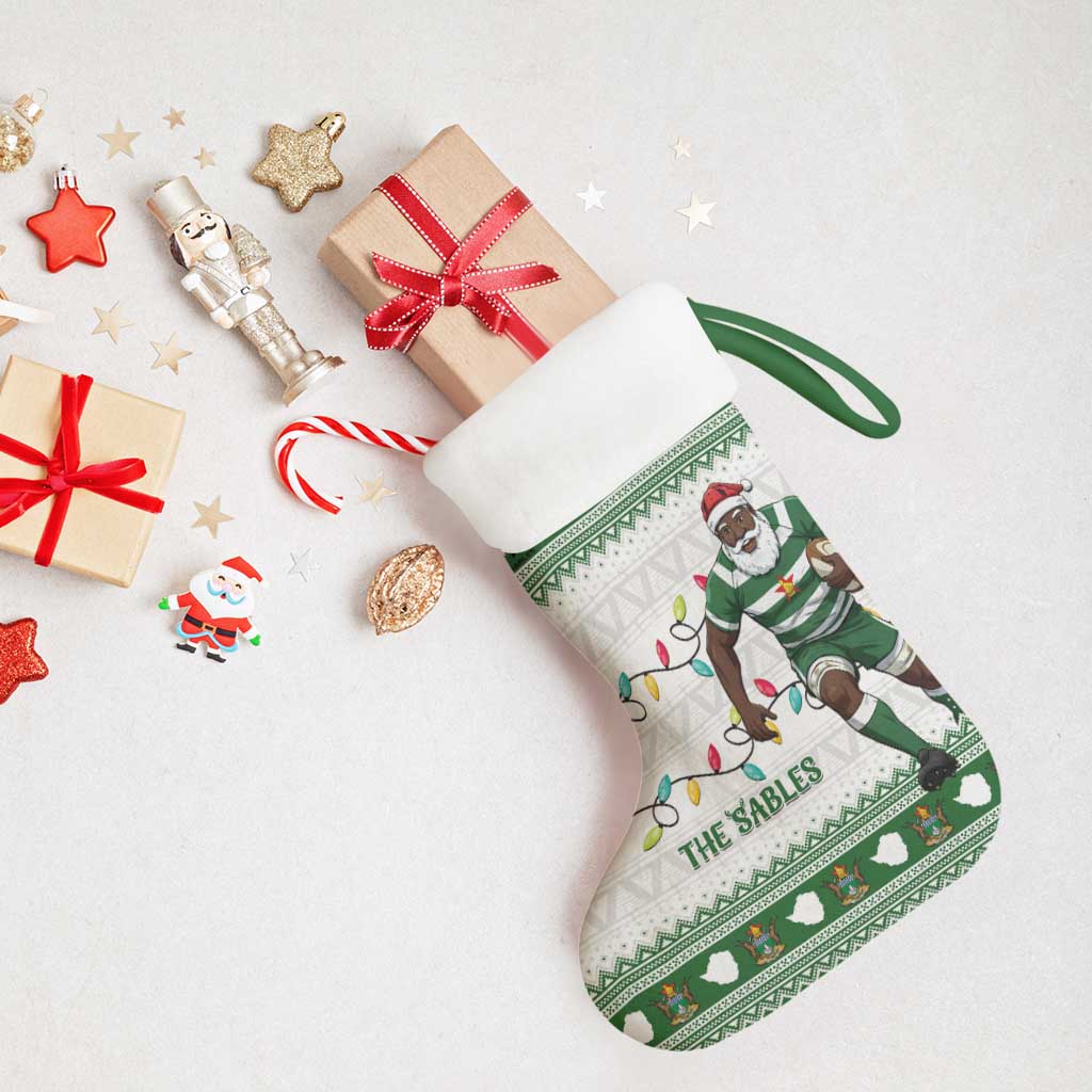 Afro Christmas Rugby Zimbabwe Christmas Stocking The Sables Krismes Yakanaka - African Pride