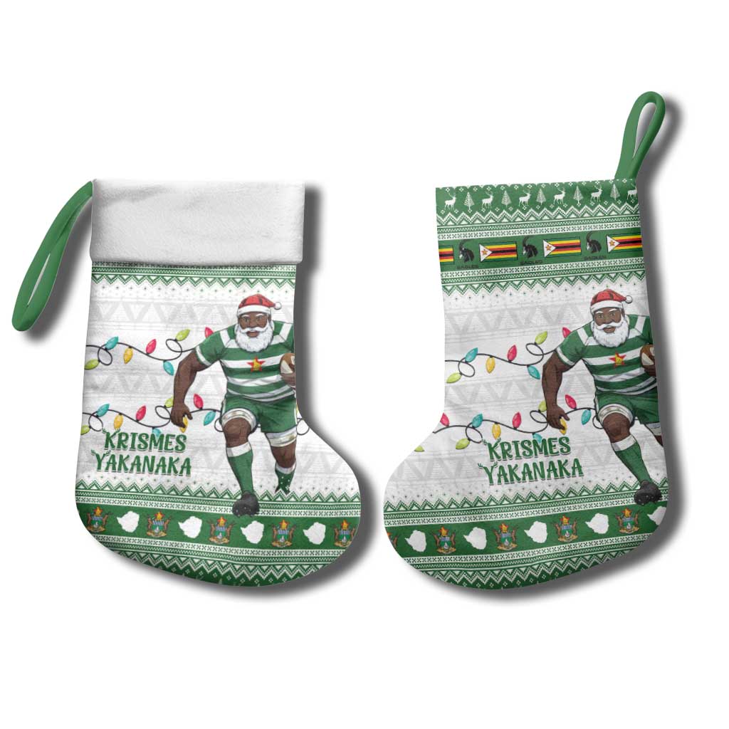 Afro Christmas Rugby Zimbabwe Christmas Stocking The Sables Krismes Yakanaka - African Pride