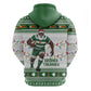 Afro Christmas Rugby Zimbabwe Hoodie The Sables Krismes Yakanaka - African Pride