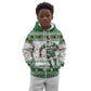 Afro Christmas Rugby Zimbabwe Kid Hoodie The Sables Krismes Yakanaka - African Pride