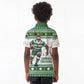 Afro Christmas Rugby Zimbabwe Kid Polo Shirt The Sables Krismes Yakanaka - African Pride