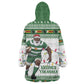 Afro Christmas Rugby Zimbabwe Kid Wearable Blanket Hoodie The Sables Krismes Yakanaka - African Pride