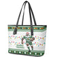 Afro Christmas Rugby Zimbabwe Leather Tote Bag The Sables Krismes Yakanaka - African Pride