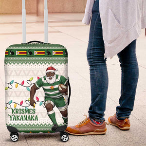 Afro Christmas Rugby Zimbabwe Luggage Cover The Sables Krismes Yakanaka - African Pride