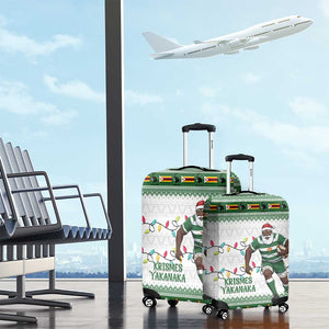 Afro Christmas Rugby Zimbabwe Luggage Cover The Sables Krismes Yakanaka - African Pride