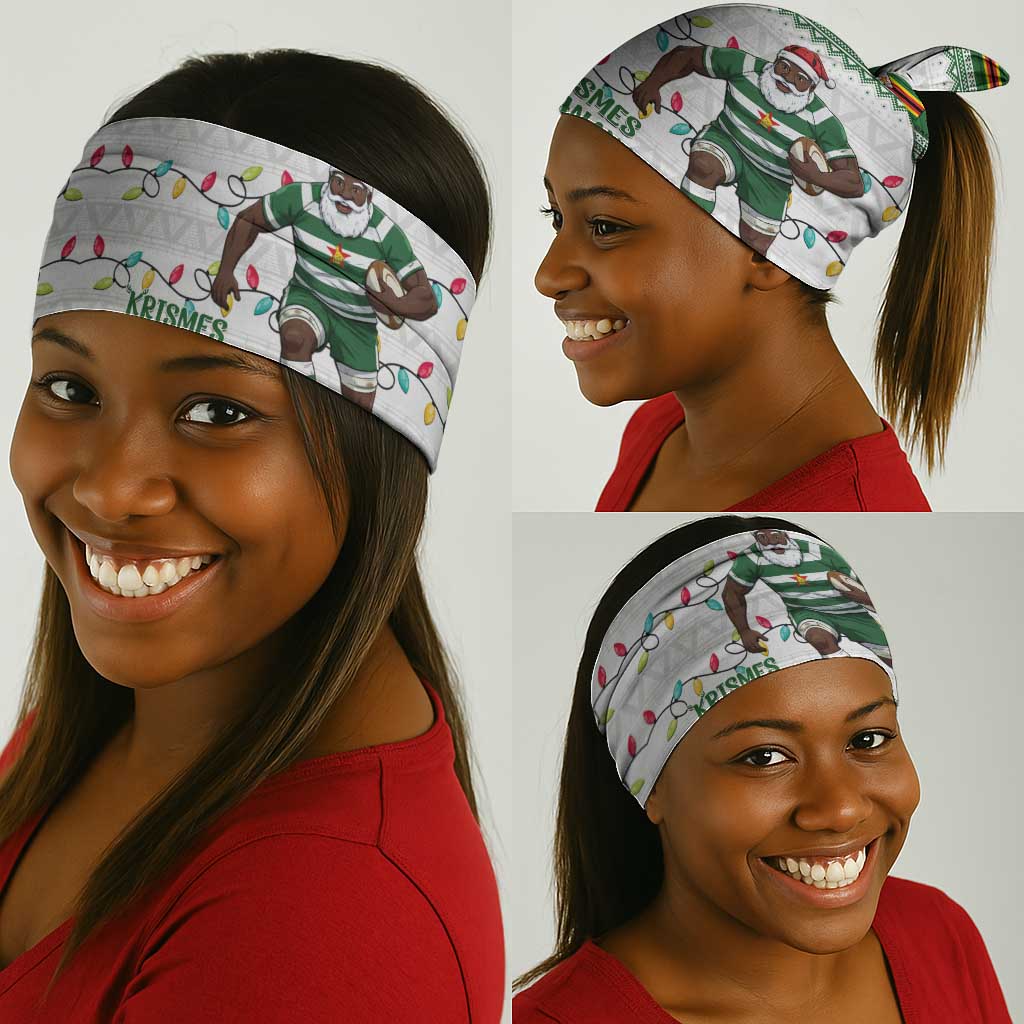 Afro Christmas Rugby Zimbabwe Neck Gaiter The Sables Krismes Yakanaka - African Pride