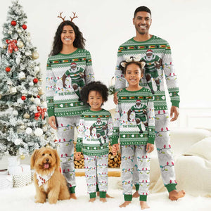 Afro Christmas Rugby Zimbabwe Christmas Pajama Set The Sables Krismes Yakanaka - African Pride