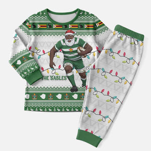 Afro Christmas Rugby Zimbabwe Christmas Pajama Set The Sables Krismes Yakanaka - African Pride