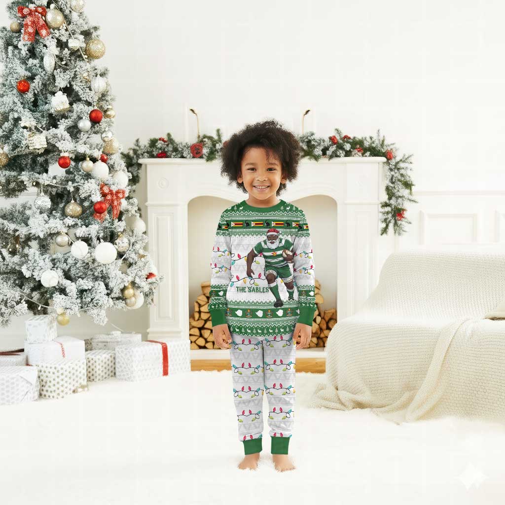 Afro Christmas Rugby Zimbabwe Christmas Pajama Set The Sables Krismes Yakanaka - African Pride