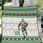 Afro Christmas Rugby Zimbabwe Quilt The Sables Krismes Yakanaka - African Pride