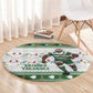 Afro Christmas Rugby Zimbabwe Round Carpet The Sables Krismes Yakanaka - African Pride
