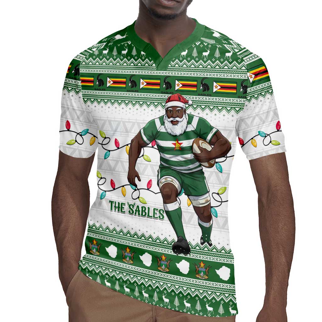 Afro Christmas Rugby Zimbabwe Rugby Jersey The Sables Krismes Yakanaka - African Pride