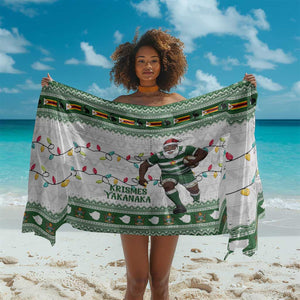 Afro Christmas Rugby Zimbabwe Sarong The Sables Krismes Yakanaka - African Pride