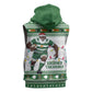 Afro Christmas Rugby Zimbabwe Sleeveless Hoodie The Sables Krismes Yakanaka - African Pride