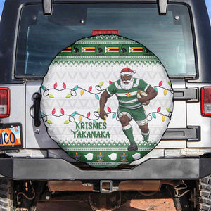 Afro Christmas Rugby Zimbabwe Spare Tire Cover The Sables Krismes Yakanaka - African Pride