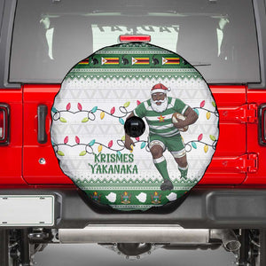 Afro Christmas Rugby Zimbabwe Spare Tire Cover The Sables Krismes Yakanaka - African Pride
