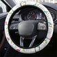 Afro Christmas Rugby Zimbabwe Steering Wheel Cover The Sables Krismes Yakanaka - African Pride
