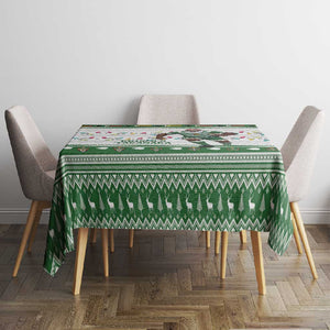Afro Christmas Rugby Zimbabwe Tablecloth The Sables Krismes Yakanaka - African Pride